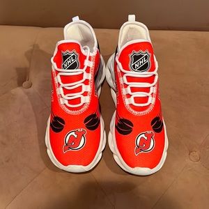 Brand New Custom NJ Devils Hockey Sneakers